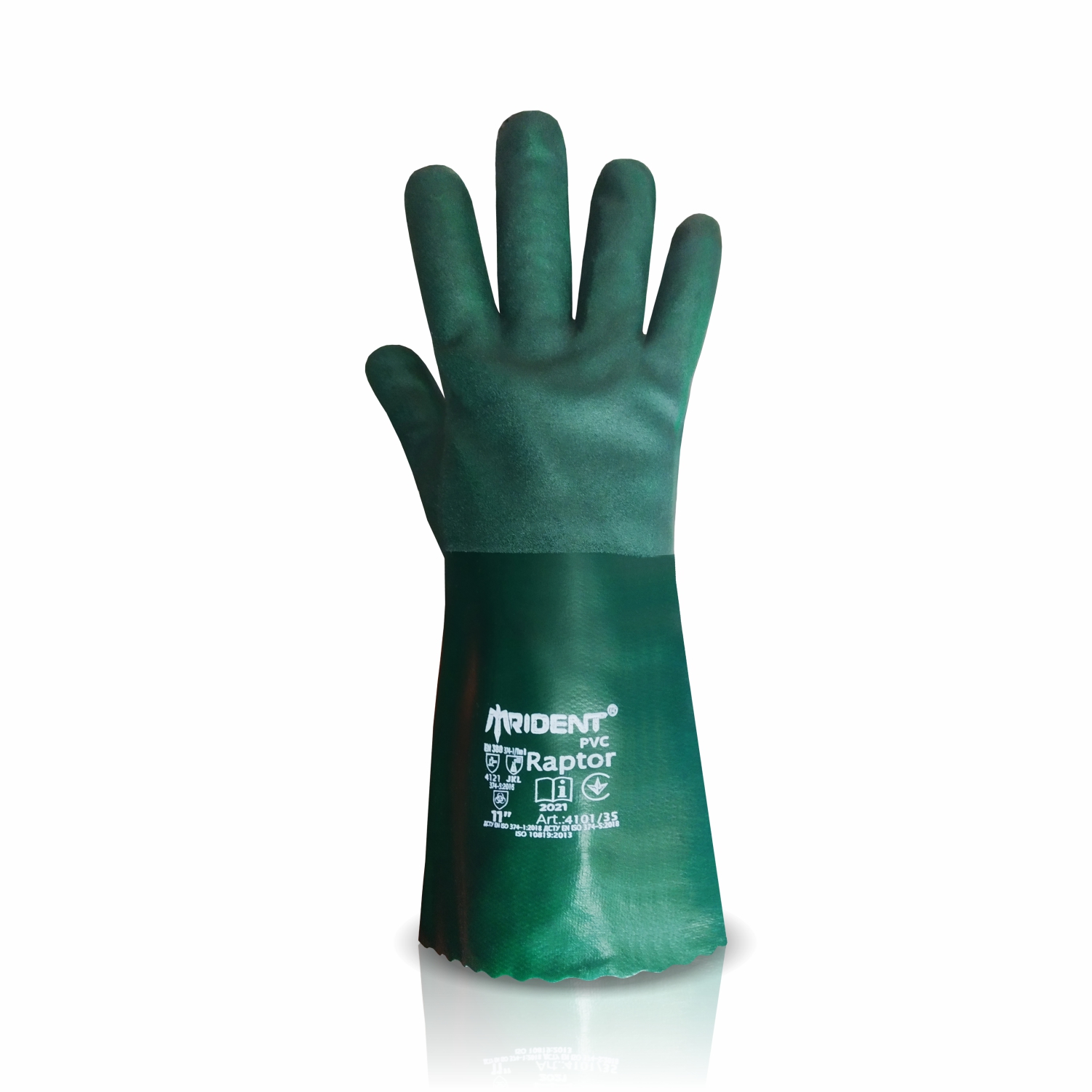 Рукавички з ПВХ покриттям TRIDENT RAPTOR арт 4101/35